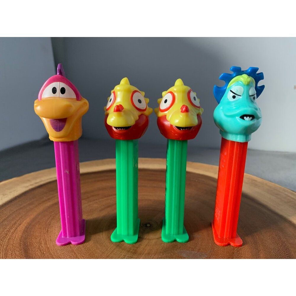 Vintage Pez Dispensers Set of 4 Character Heads